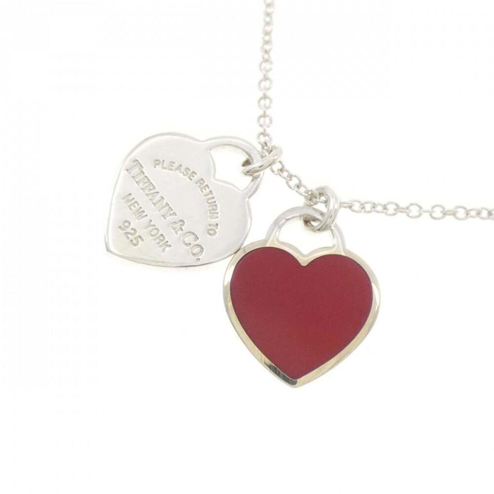 TIFFANY Silver Heart Necklace - Picture 3 of 6
